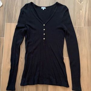 Splendid Waffle Knit Henley